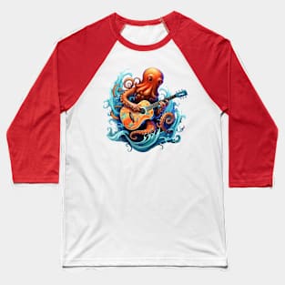 Octo-guitar Baseball T-Shirt